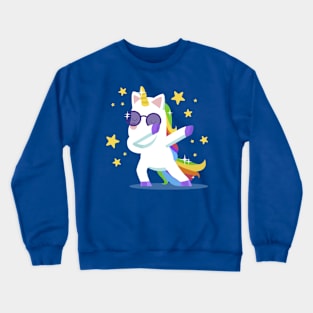 Cute animal doing dabbing Crewneck Sweatshirt